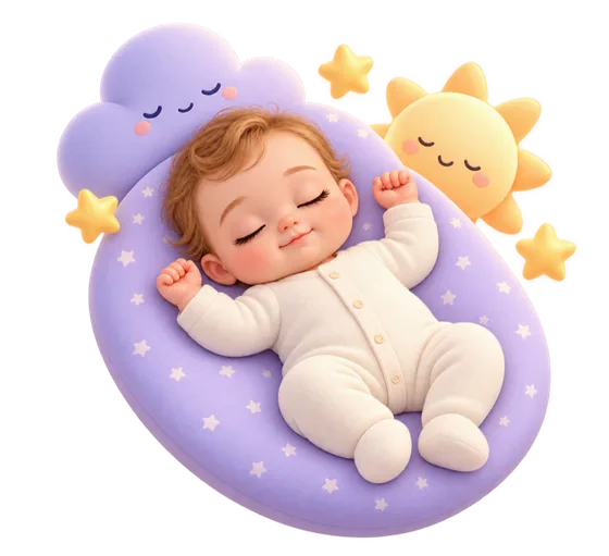 Bebé durmiendo la siesta